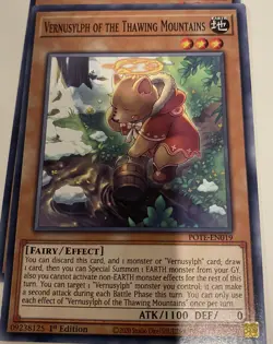 Yu-Gi-Oh! Vernusylph of the Thawing Mountains POTE-EN019 NM Common - Image 1