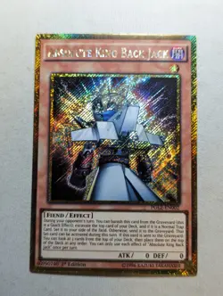 Yugioh Absolute King Back Jack PGL2-EN002 Gold Rare 1st Edition - Image 1