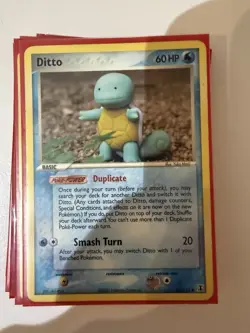 Ditto (Set) - EX Delta Species Pokemon Card TCG Yuka Morii MP - Image 4