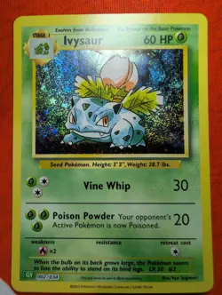 Pokemon Ivysaur 002/034 Trading Card Game Classic Collection Holo - Image 1