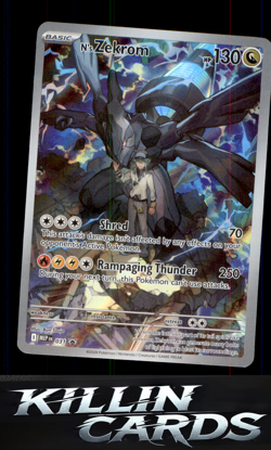 N's Zekrom - 031 031 Pokemon Promo ME: Mega Evolution Promo Card NM - Image 1