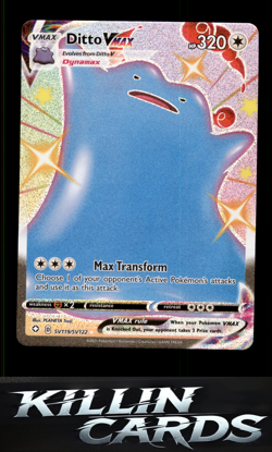 Ditto VMAX SV119/SV122 Pokemon Shiny Holo Rare Shining Fates: Shiny Vault Card N - Image 1