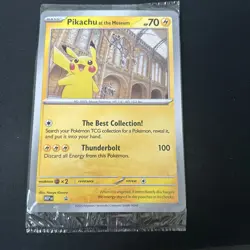 Pokemon TCG Pikachu At The Museum Jumbo Card X 2 - Image 3