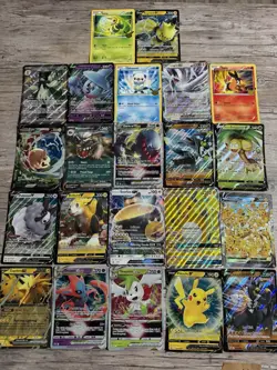 Pokemon *JUMBO* Card Lot Of 22 Oversized Cards Big V Max V Star Gx Ex Snorlax - Image 1