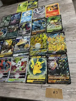 Pokemon *JUMBO* Card Lot Of 22 Oversized Cards Big V Max V Star Gx Ex Snorlax - Image 2
