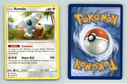 Komala #114/145 Sun & Moon Guardians Rising Uncommon Pokemon 2017 TCG Card - Image 1