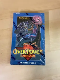 1995 Marvel Overpower Card Game - FACTORY SEALED Booster Box! - Image 1