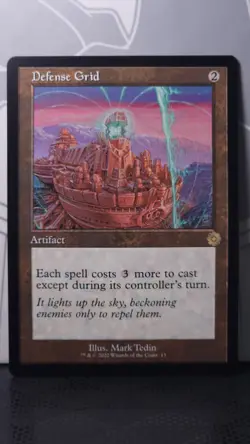 Defense Grid BRR The Brothers' War Retro Frame NM MTG Artifact Rare - Image 1