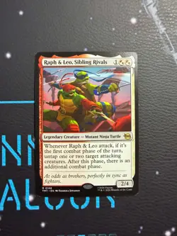 Raph & Leo, Sibling Rivals Teenage Mutant Ninja Turtles Rare - Image 1