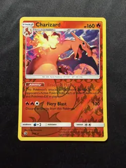 Pokemon Charizard 3/70 - Dragon Majesty Reverse Holo Rare LP - Image 1