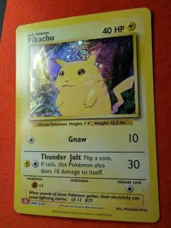 Pokemon Pikachu 008/034 Trading Card Game Classic Holo - Image 3