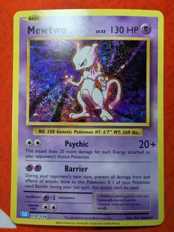 Pokemon Mewtwo 014/034 Trading Card Game Classic Collection Holo - Image 1