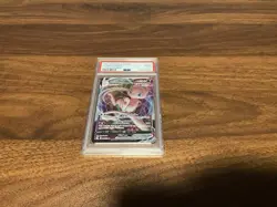 Pokemon Mew VMAX Fusion Strike Full Art #114 PSA 9 Mint - Image 1