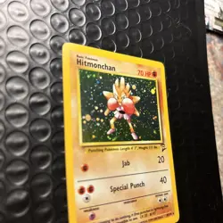 Hitmonchan - Holo - 8/130 Base Set 2 - WOTC Unlimited - Pokemon TCG - 2000 NM - Image 2