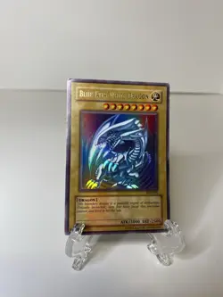 Yugioh Blue Eyes White Dragon SDK-001 Unlimited HOLO BLEED #1 MP - Image 1
