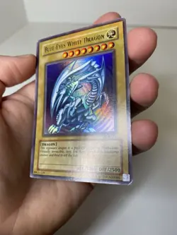 Yugioh Blue Eyes White Dragon SDK-001 Unlimited HOLO BLEED #1 MP - Image 4