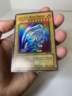 Yugioh Blue Eyes White Dragon SDK-001 Unlimited HOLO BLEED #1 MP - Image 5