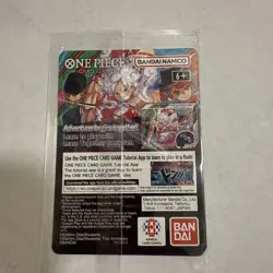 One Piece Monkey D Luffy US Voyage College Basketball Promo Card (Mint - Sealed) - Image 2