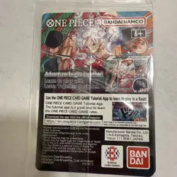 One Piece Monkey D Luffy US Voyage College Basketball Promo Card (Mint - Sealed) - Image 4