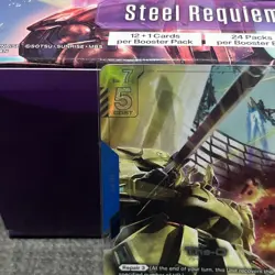The-O GD03-002 LR+ Alt Art Steel Requiem Gundam TCG Card Game CCG English - Image 3