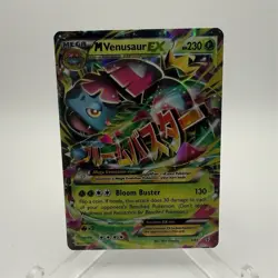 Pokemon M Venusaur EX Generations Ultra Rare Full Art Holo Mega Card 2/83 230 HP - Image 1