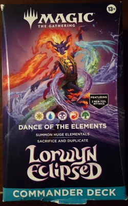 MTG Lorwyn Eclipsed Commander Deck - Dance of the Elements - New/Sealed - Image 1