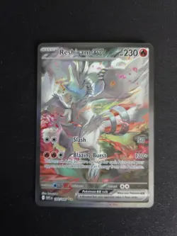 Pokemon TCG Reshiram EX 166/086 White Flare Special Illustration Rare Holo - Image 3