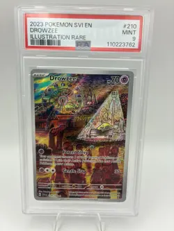 Pokemon Drowzee TCG Illustration Rare 210/198 Scarlet & Violet Base Set PSA 9 MT - Image 1