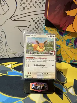Pokemon TCG - SSP - Eevee - 143/191 - Play! Prize Pack 7 Stamped - NM - Image 1