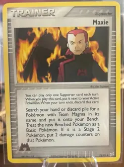 Maxie 73/95 Team Magma vs Team Aqua Regular LP Pokemon TCG Free Shipping - Image 1