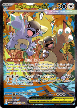 Mega Kangaskhan ex 182/132 Pokemon Mega Evolution Special Illustration Rare NM - Image 1