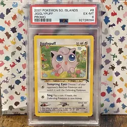Jigglypuff 8/18 2001 Southern Islands PSA 6 Pokemon Vintage WotC New Cert - Image 1