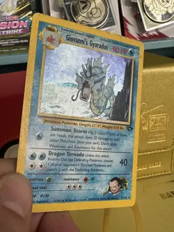 Pokemon TCG Giovanni's Gyarados 5/132 Gym Challenge Holo - Image 3