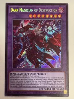 YUGIOH-1x- Dark Magician of Destruction - MZMU-EN011 - Secret Rare - 1st Edition - Image 1