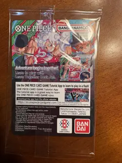Bandai Monkey.D.Luffy US Voyage Promo Full Art Holo P-055 One Piece CCG Card - Image 2