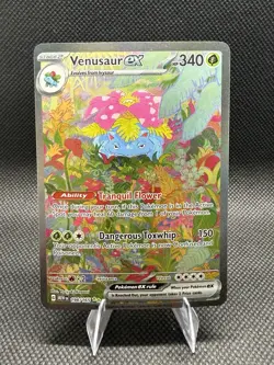 Pokemon TCG Venusaur EX Card 198/165 SV Sir Scarlet & Violet 151 - Image 1
