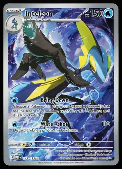 Inteleon 142/132 Holo Illustration Rare Mega Evolution Pokemon Card - Image 1