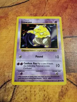 Shadowless Drowzee | Base Set 49/102 | 1999 WOTC Pokemon Card | Gen 1 - Image 1