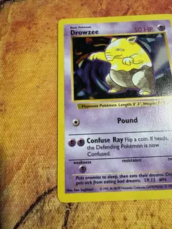 Shadowless Drowzee | Base Set 49/102 | 1999 WOTC Pokemon Card | Gen 1 - Image 3