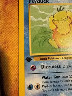 1st Edition Psyduck Team Rocket 65/82 | WOTC Vintage Pokemon Card - Image 2