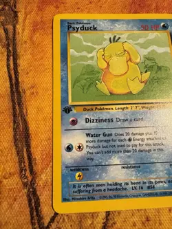 1st Edition Psyduck Team Rocket 65/82 | WOTC Vintage Pokemon Card - Image 3