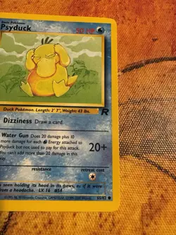 1st Edition Psyduck Team Rocket 65/82 | WOTC Vintage Pokemon Card - Image 4