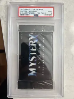 Magic The Gathering MTG Sealed 2019 Mystery Booster Convention Pack PSA 9 630509896752 - Image 1