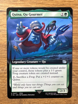Magic MTG Final Fantasy Quina, Qu Gourmet #471 *NON-FOIL* Extended Art Uncommon - Image 1