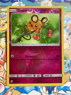 Dedenne 145/236 Uncommon Unified Minds Pokemon TCG Reverse Holo - Image 1