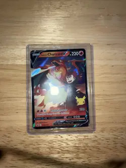 Pokemon Sword & Shield Black Star Promo Lance’s Charizard V SWSH133 NM/M - Image 1