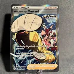 Rapid Strike Style Mustard TG27/TG30 Brilliant Stars Trainer Gallery Pokemon NM - Image 1
