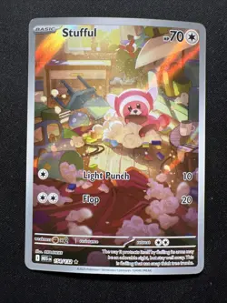 Stufful Full Art - 154/132 (IR) - Illustration Rare Pokemon Mega Evolution - Image 1