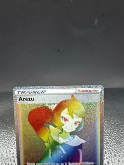 Pokemon TCG Arezu 204/196 Full Art Secret Rainbow Rare Trainer Lost Origin - Image 3