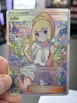 Pokemon TCG Lillie 151/156 Sm-Ultra Prism Ultra Rare Full Art Holo 2018 MINT NEW - Image 1
